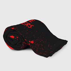 Плед флисовый The Killers - red gradient посередине, цвет: 3D-велсофт — фото 2