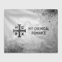 Плед флисовый My Chemical Romance - white gradient по-горизонтал, цвет: 3D-велсофт