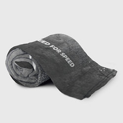 Плед флисовый Need for Speed - grey gradient по-горизонтали, цвет: 3D-велсофт — фото 2