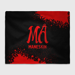 Плед флисовый Maneskin - red gradient, цвет: 3D-велсофт