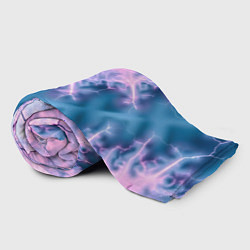 Плед флисовый Вода и розовая абстракция, цвет: 3D-велсофт — фото 2