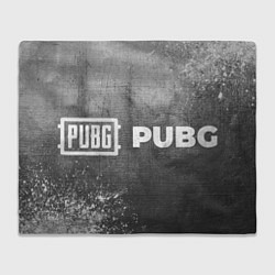 Плед флисовый PUBG - grey gradient по-горизонтали, цвет: 3D-велсофт