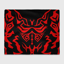 Плед флисовый Тату ситха, цвет: 3D-велсофт