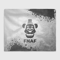 Плед флисовый FNAF - white gradient, цвет: 3D-велсофт