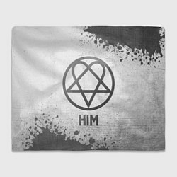 Плед флисовый HIM - white gradient, цвет: 3D-велсофт