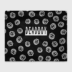 Плед флисовый Deadboy - Bones, цвет: 3D-велсофт