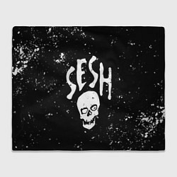 Плед флисовый Sesh, цвет: 3D-велсофт