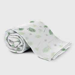 Плед флисовый Текстура белой гавайской рубашки, цвет: 3D-велсофт — фото 2