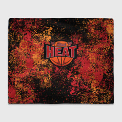 Плед флисовый Майами Хит - цветовой хаос, цвет: 3D-велсофт