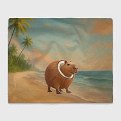 Плед флисовый Бурбалони Лулиоли мем, цвет: 3D-велсофт