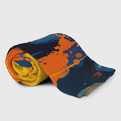 Плед флисовый Краска на стене, цвет: 3D-велсофт — фото 2