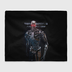 Плед флисовый T-800, цвет: 3D-велсофт