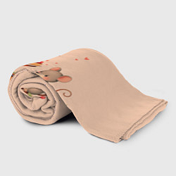 Плед флисовый Пироги с лисой, цвет: 3D-велсофт — фото 2