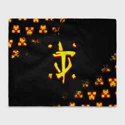 Плед Doom x minecraft