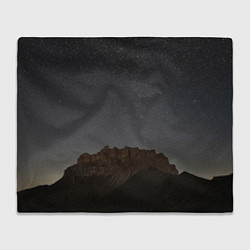 Плед флисовый Массив Метеген под звездами, цвет: 3D-велсофт