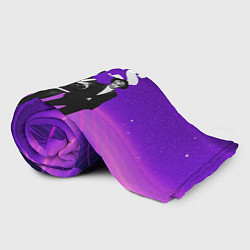 Плед флисовый BTS рейв стиль, цвет: 3D-велсофт — фото 2