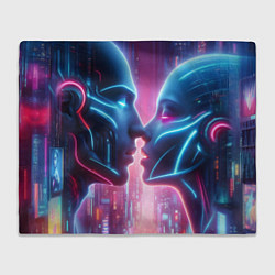 Плед Cyber love - metropolis neon glow