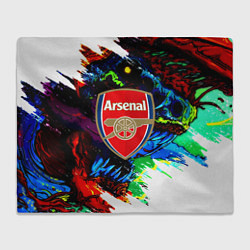 Плед флисовый Arsenal monster, цвет: 3D-велсофт