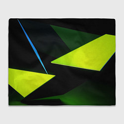 Плед флисовый Geometric shapes, цвет: 3D-велсофт