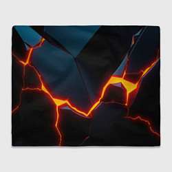 Плед флисовый Plate split, цвет: 3D-велсофт