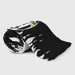 Плед флисовый Juventus белый огонь, цвет: 3D-велсофт — фото 2