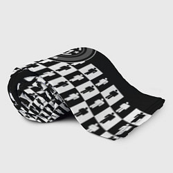 Плед флисовый Inter люди спорт паттерн, цвет: 3D-велсофт — фото 2