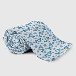 Плед флисовый Весёлые снеговики, цвет: 3D-велсофт — фото 2