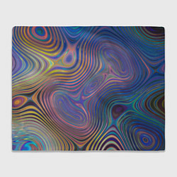 Плед флисовый Абстрактная рябь, цвет: 3D-велсофт