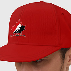 Кепка-снепбек Canada, цвет: красный