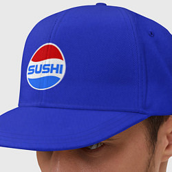 Кепка-снепбек Sushi Pepsi, цвет: синий