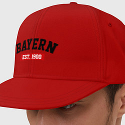Кепка-снепбек FC Bayern Est. 1900, цвет: красный