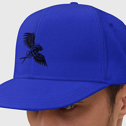 Кепка-снепбек Граната с крыльями, цвет: синий