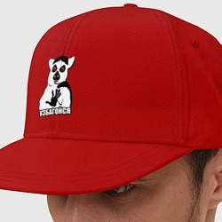 Кепка-снепбек Узбагойся, цвет: красный