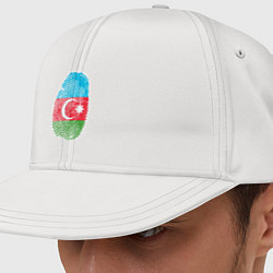 Кепка-снепбек Азербайджан - Отпечаток, цвет: белый
