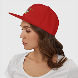 Кепка-снепбек Питтсбург Пингвинз NHL лого, цвет: красный — фото 2