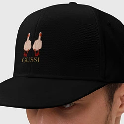 Кепка-снепбек Два весёлых гуся - GUSSI - Fashion 2055, цвет: черный