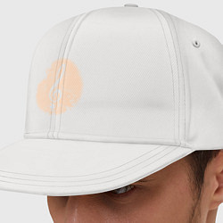 Кепка-снепбек Музыка - скрипичный ключ, цвет: белый