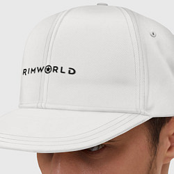 Кепка-снепбек Rimworld логотип игры, цвет: белый
