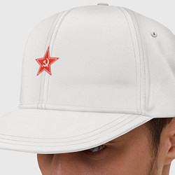 Кепка-снепбек USSR star, цвет: белый