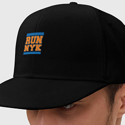 Кепка-снепбек Run New York Knicks, цвет: черный