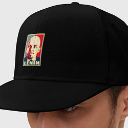 Кепка-снепбек Lenin, цвет: черный