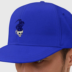 Кепка-снепбек Dead drink space skull, цвет: синий