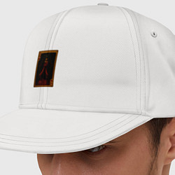 Кепка-снепбек Королева воров: дама червей, цвет: белый