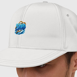 Кепка-снепбек ВМФ канат и волны, цвет: белый