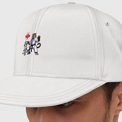 Кепка-снепбек Тигр в кимоно, цвет: белый