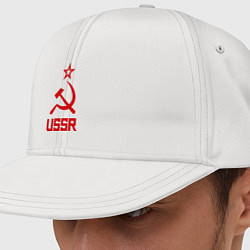 Кепка-снепбек СССР - великая держава, цвет: белый