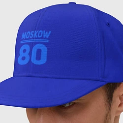 Кепка-снепбек Moskow 80, цвет: синий