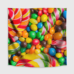 Скатерть для стола Сладкие конфетки, цвет: 3D-принт