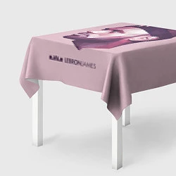 Скатерть для стола LeBron James: Poly Violet, цвет: 3D-принт — фото 2