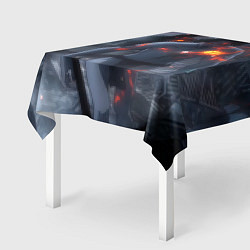 Скатерть для стола Темные силы, цвет: 3D-принт — фото 2